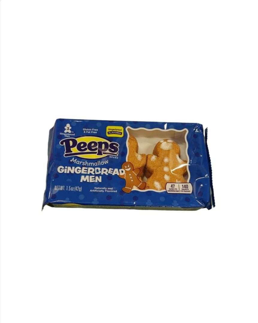peeps gingerbread man