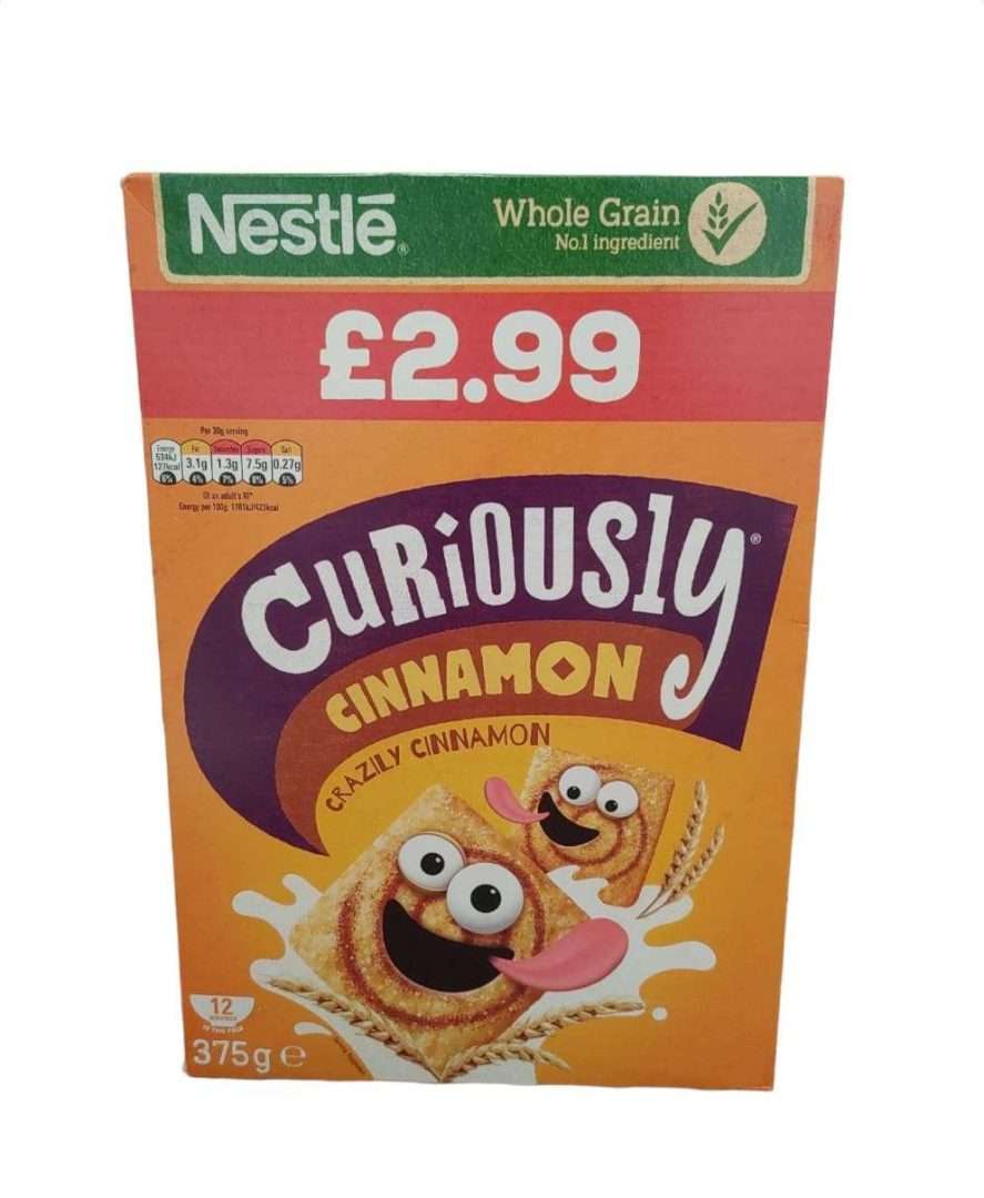 cereali alla cannella Nestlè curiously cinnamon