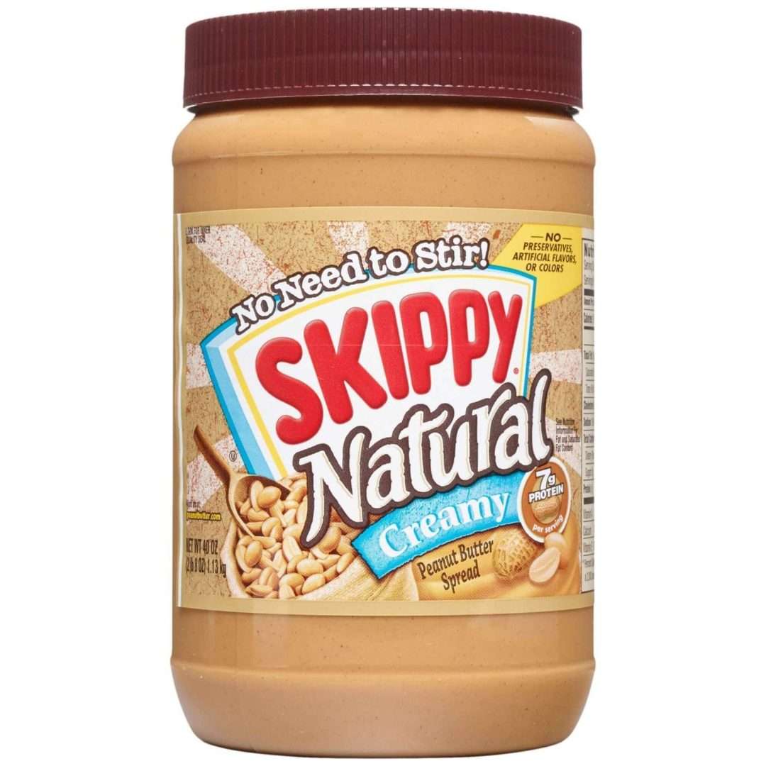 skippy natural peanut butter