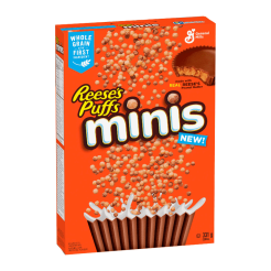 mini cereali al cioccolato e burro d'arachidi