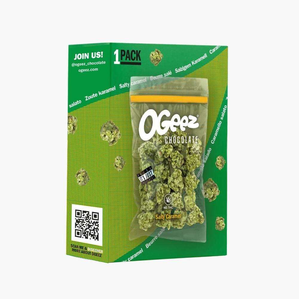 croccanti cioccolatini bianchi al the verde e caramello salato