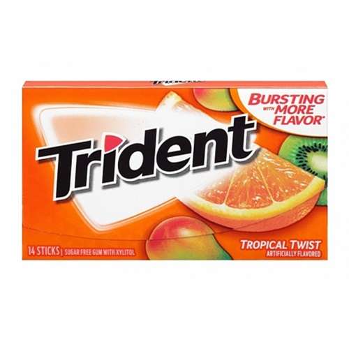 gomme da masticare ai frutti tropicali