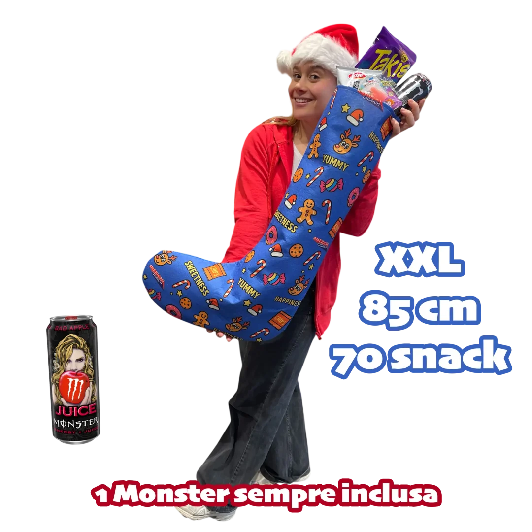 calza della befana con monster sempre inclusa