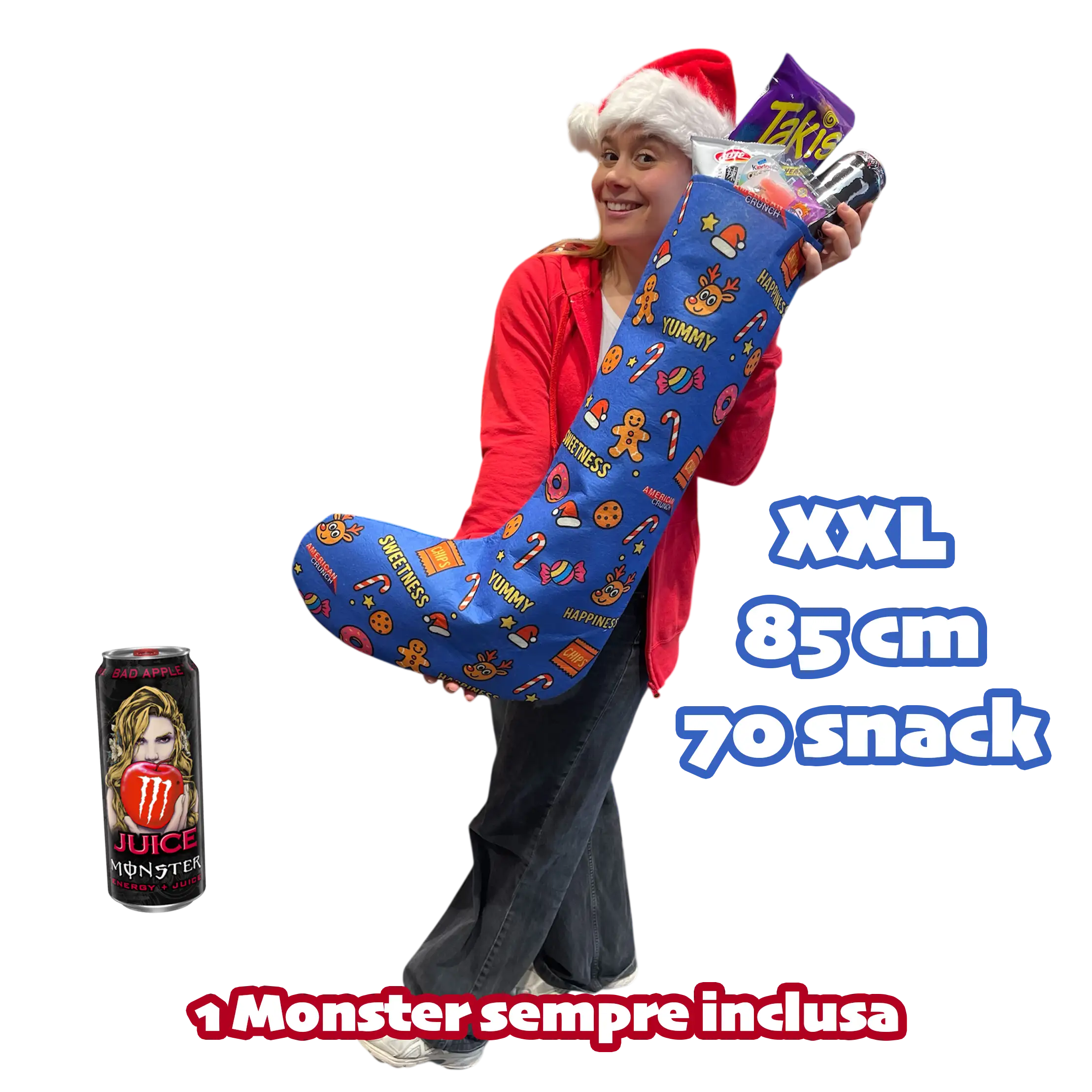 calza della befana con monster sempre inclusa
