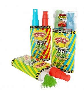 doppia caramella aspra in polvere e spray