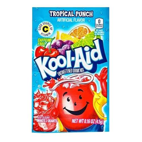 polvere per bevanda alla frutta tropicale
