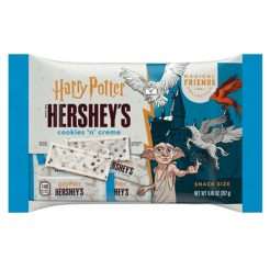 cioccolatini al latte con pezzetti di biscotti a tema harry potter
