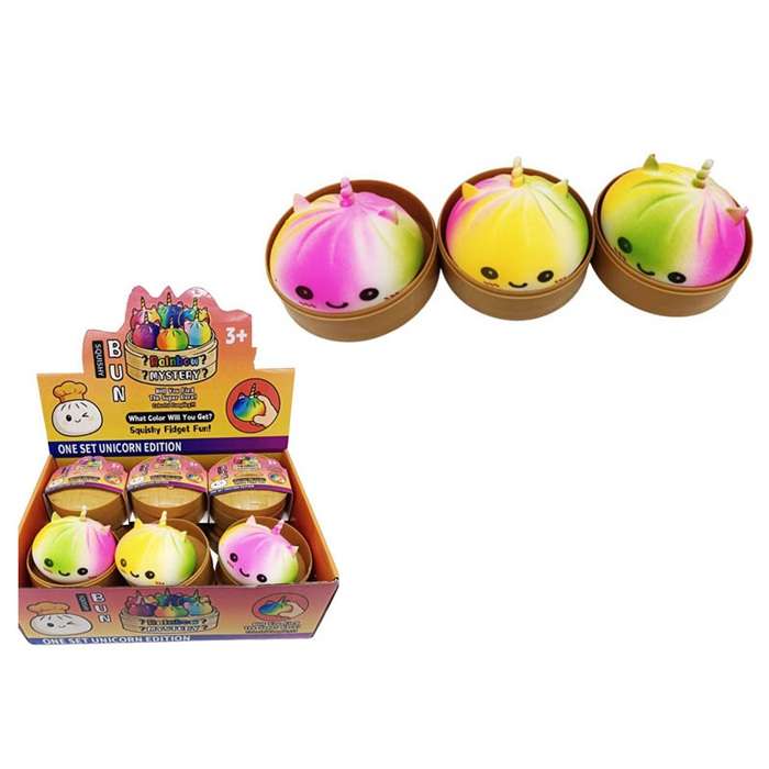 squishy a forma di ravioli unicorni